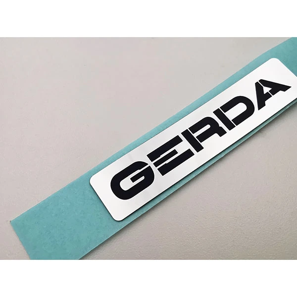 Geëlektropleerde lijm metalen badge