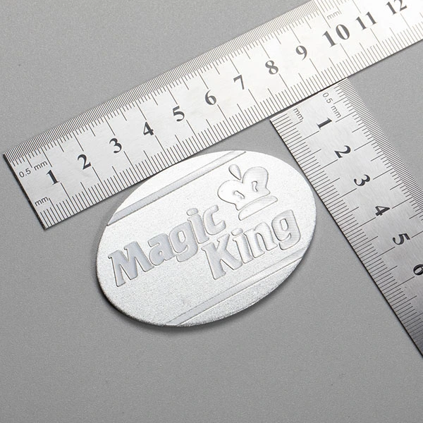 Logo metalen sticker