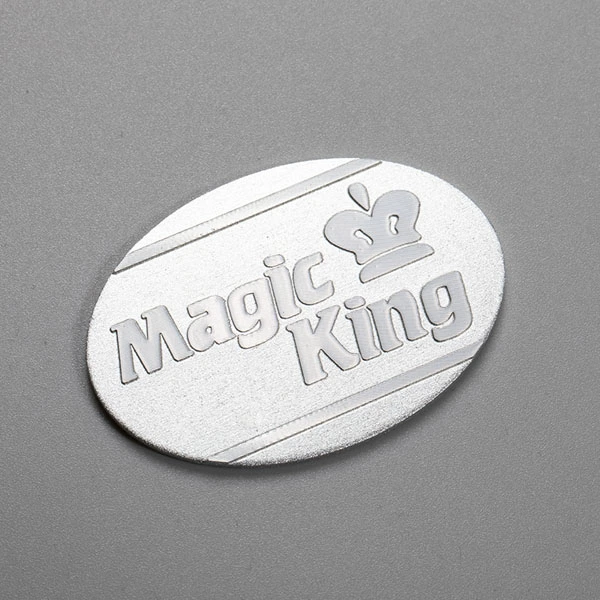 Logo metalen sticker