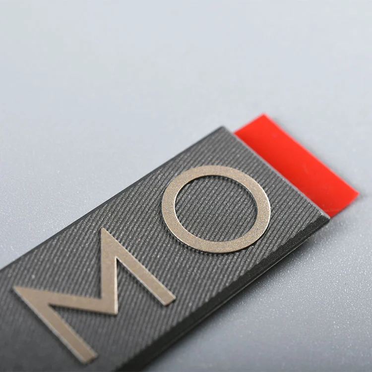 Elektroformerend nikkelmetaal sticker logo label