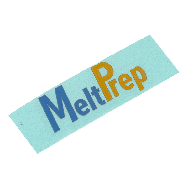 Nikkel metalen stickerlabel