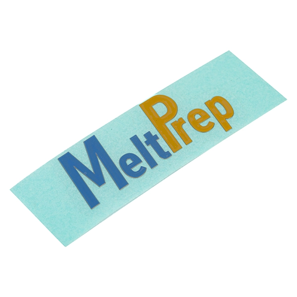 Nikkel metalen stickerlabel