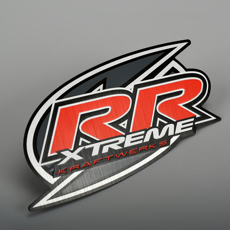 Gedrukte zilveren aluminium sticker