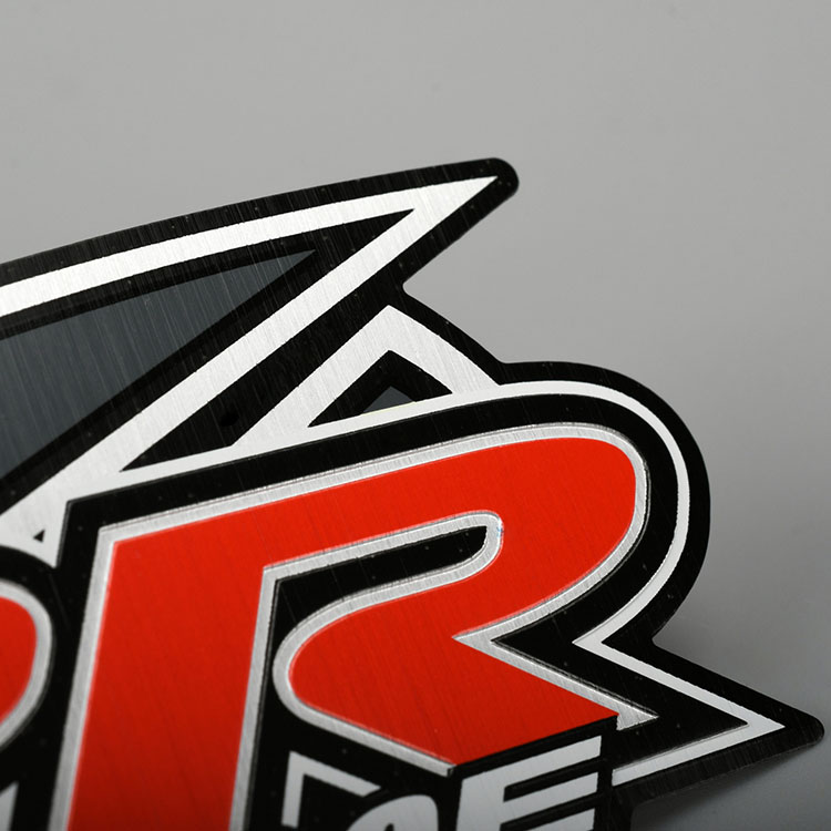 Gedrukte zilveren aluminium sticker
