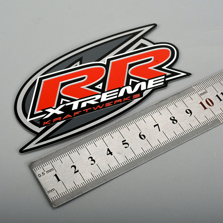 Gedrukte zilveren aluminium sticker