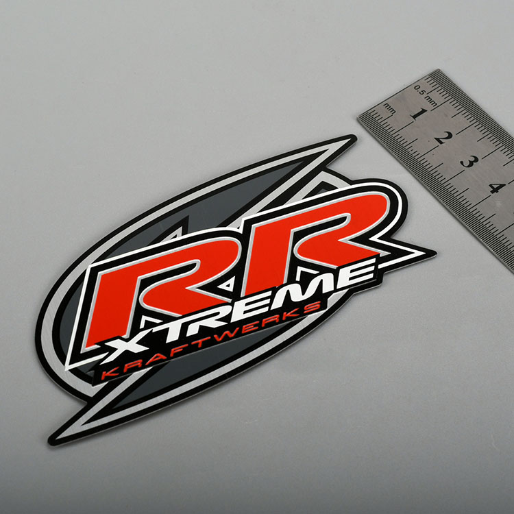 Gedrukte zilveren aluminium sticker