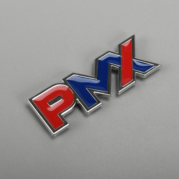 Chrome Emblem 3D -logo -sticker
