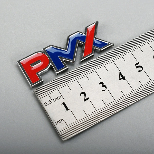 Chrome Emblem 3D -logo -sticker