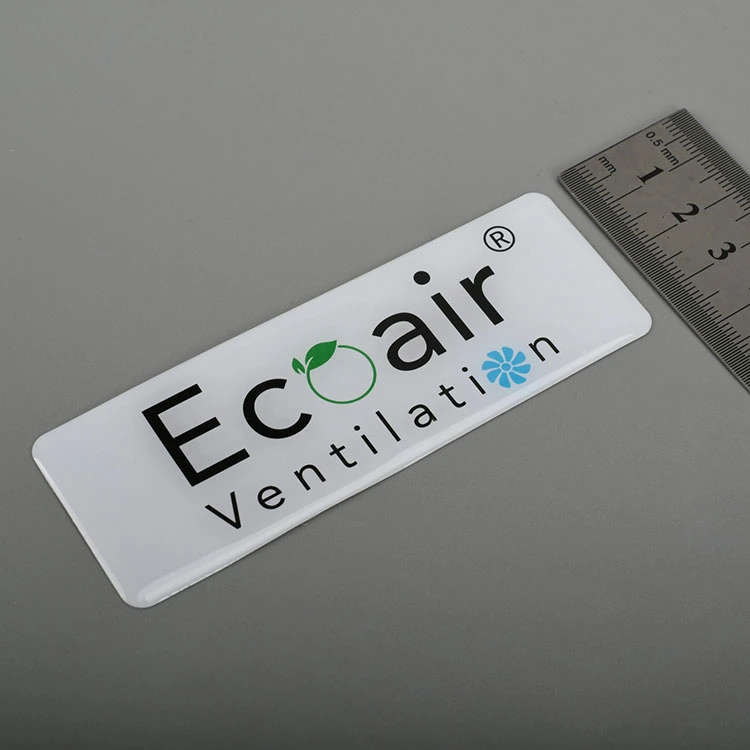 3D Logo Resin Epoxy Sticker