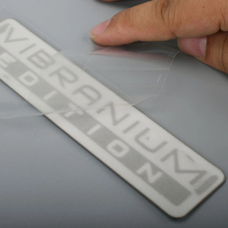 Elektroform metal label nikkel logo sticker