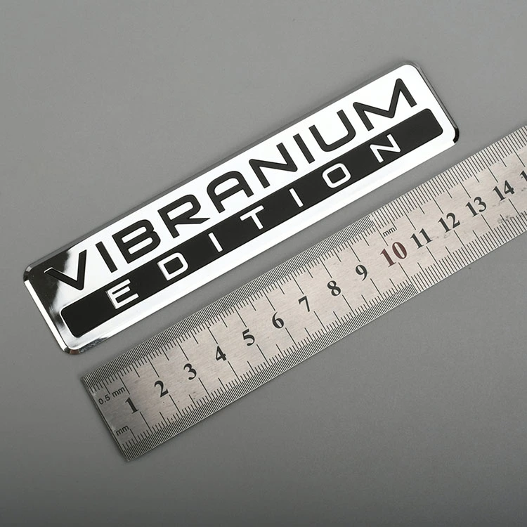 Elektroform metal label nikkel logo sticker