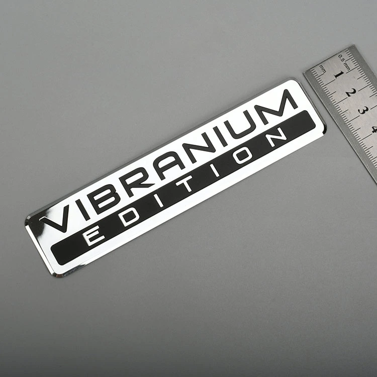 Elektroform metal label nikkel logo sticker