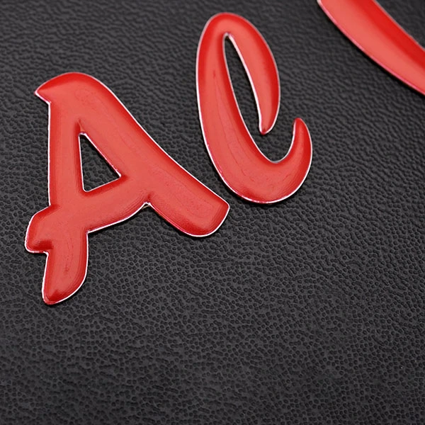 Letters 3D zachte sticker