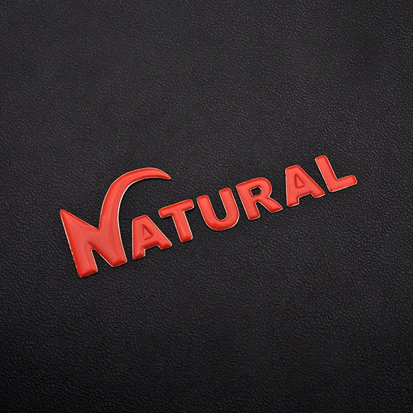 Verhoogd effect 3D zachte sticker