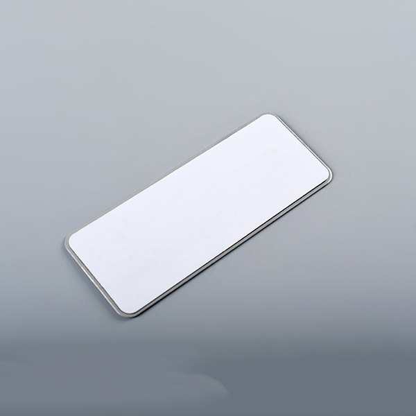 Geanodiseerd aluminium naamplaatje