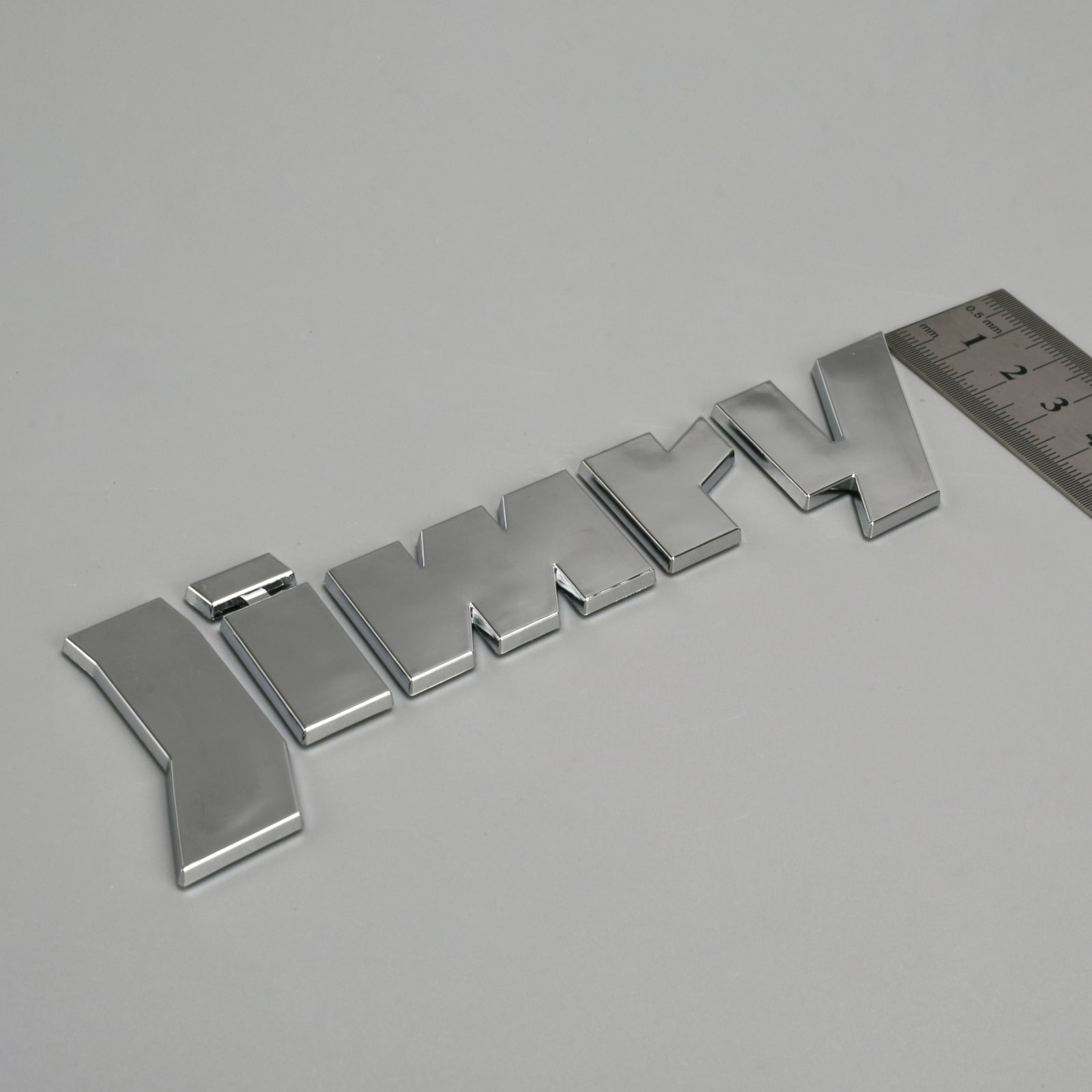 ABS chroom embleem 3D logo sticker