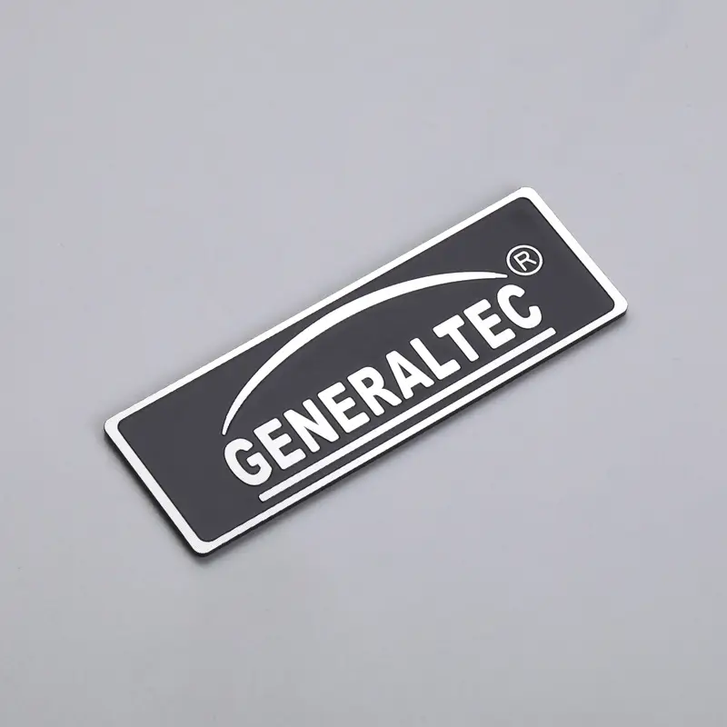 3D aluminium embleem