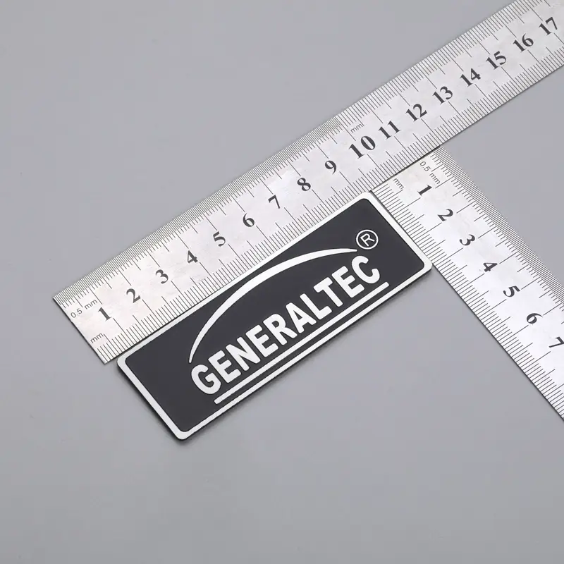 3D aluminium embleem