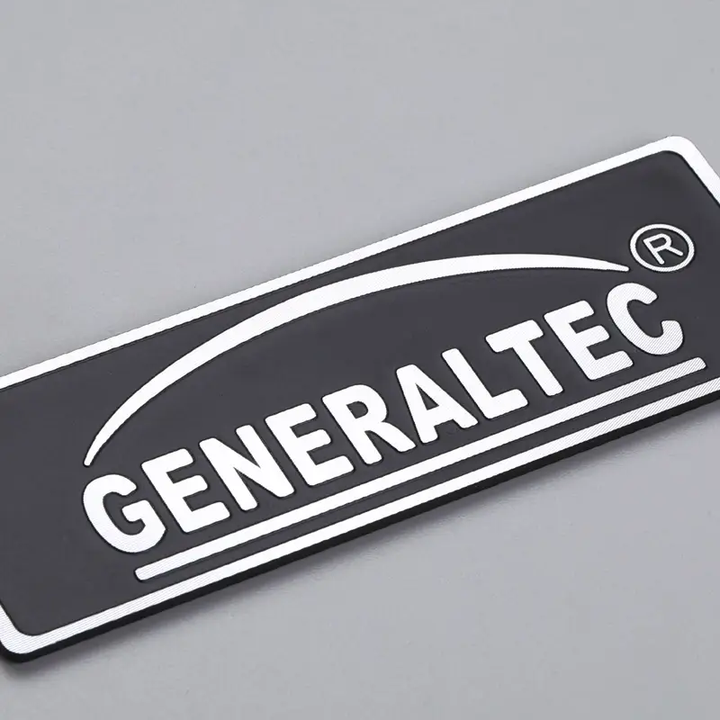 3D aluminium embleem