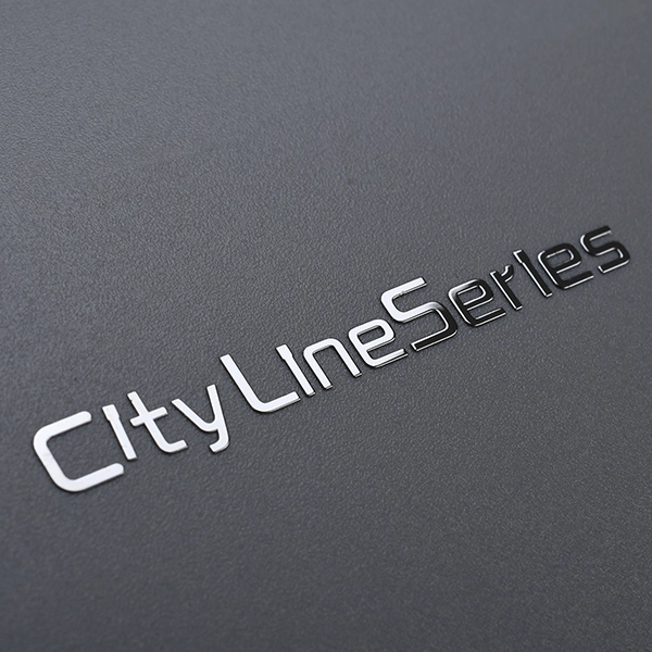 3D-merklogo metalen sticker