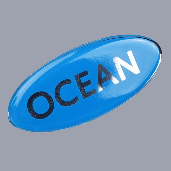 3D Dome Epoxy Resin -sticker
