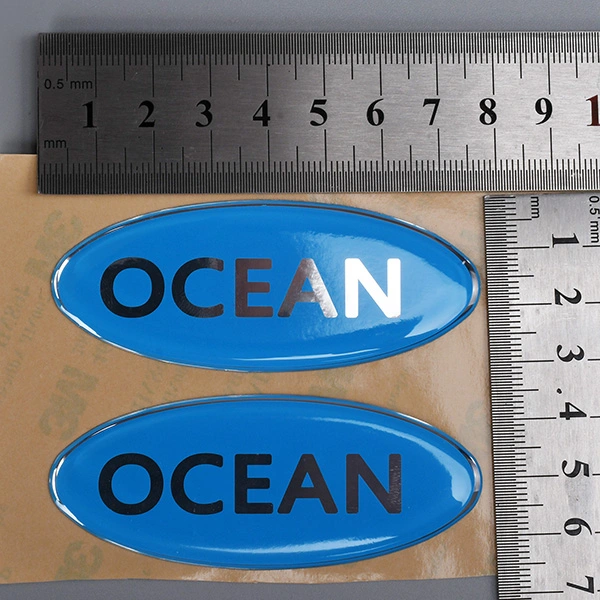 3D Dome Epoxy Resin -sticker
