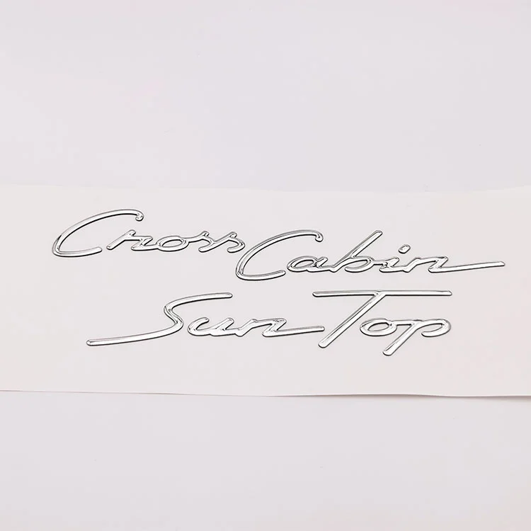 3D -gel zacht plastic merklabels