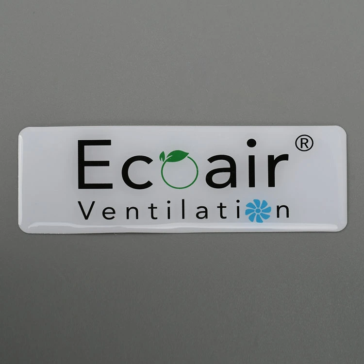 3D Logo Resin Epoxy Sticker