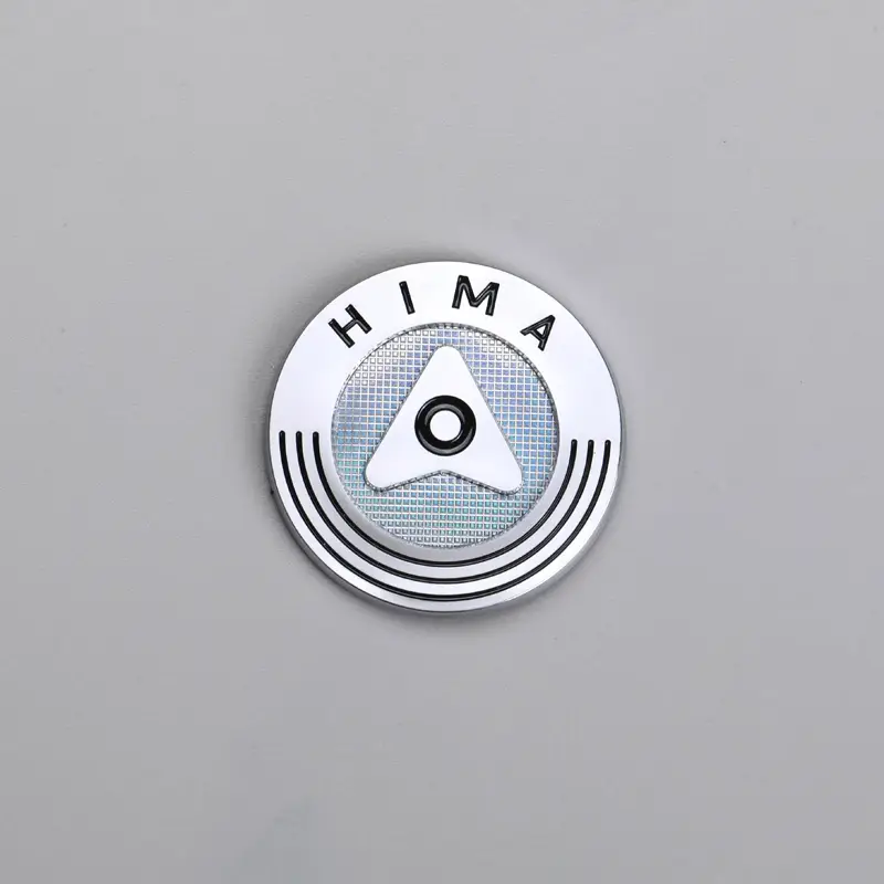 3D metalen nikkelsticker