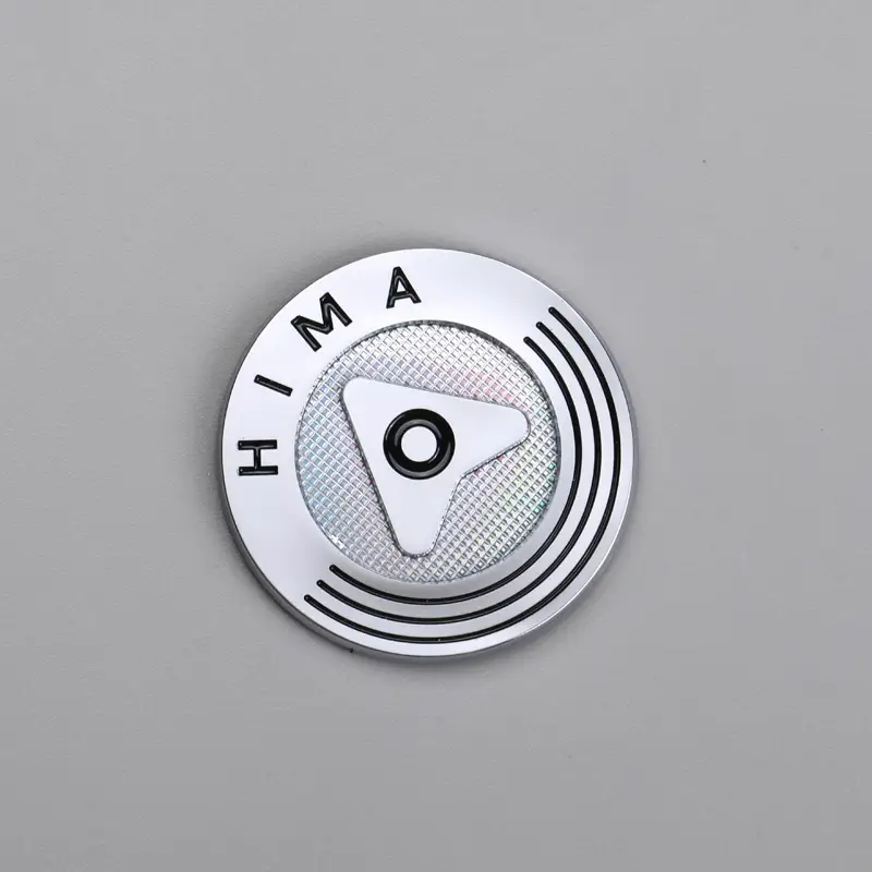 3D metalen nikkelsticker