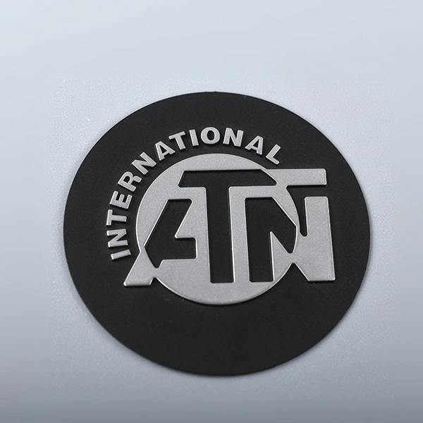 3D nikkellabel sticker