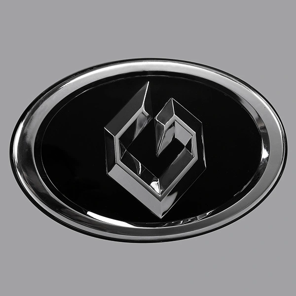 3D -plastic auto -sticker