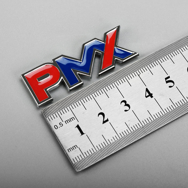 3D-kunststof logosticker