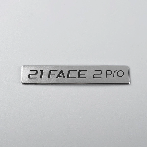 3D nikkellabel sticker sticker