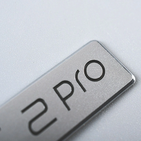 3D nikkellabel sticker sticker