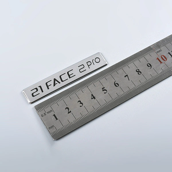 3D nikkellabel sticker sticker
