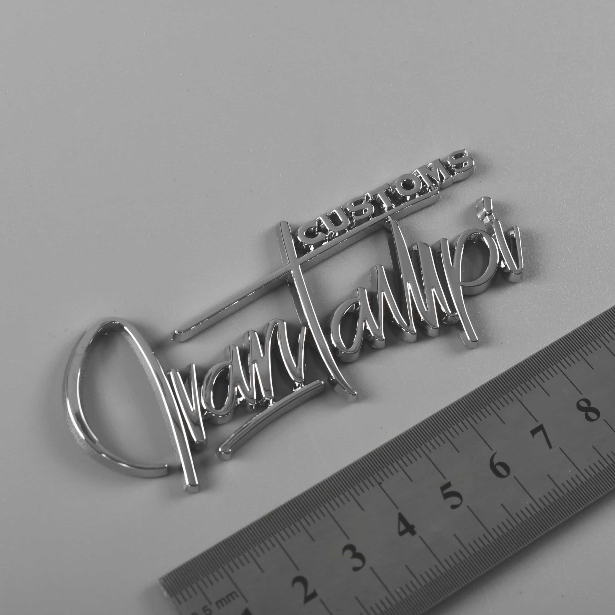 Verhoogde 3D-plastic labelsticker