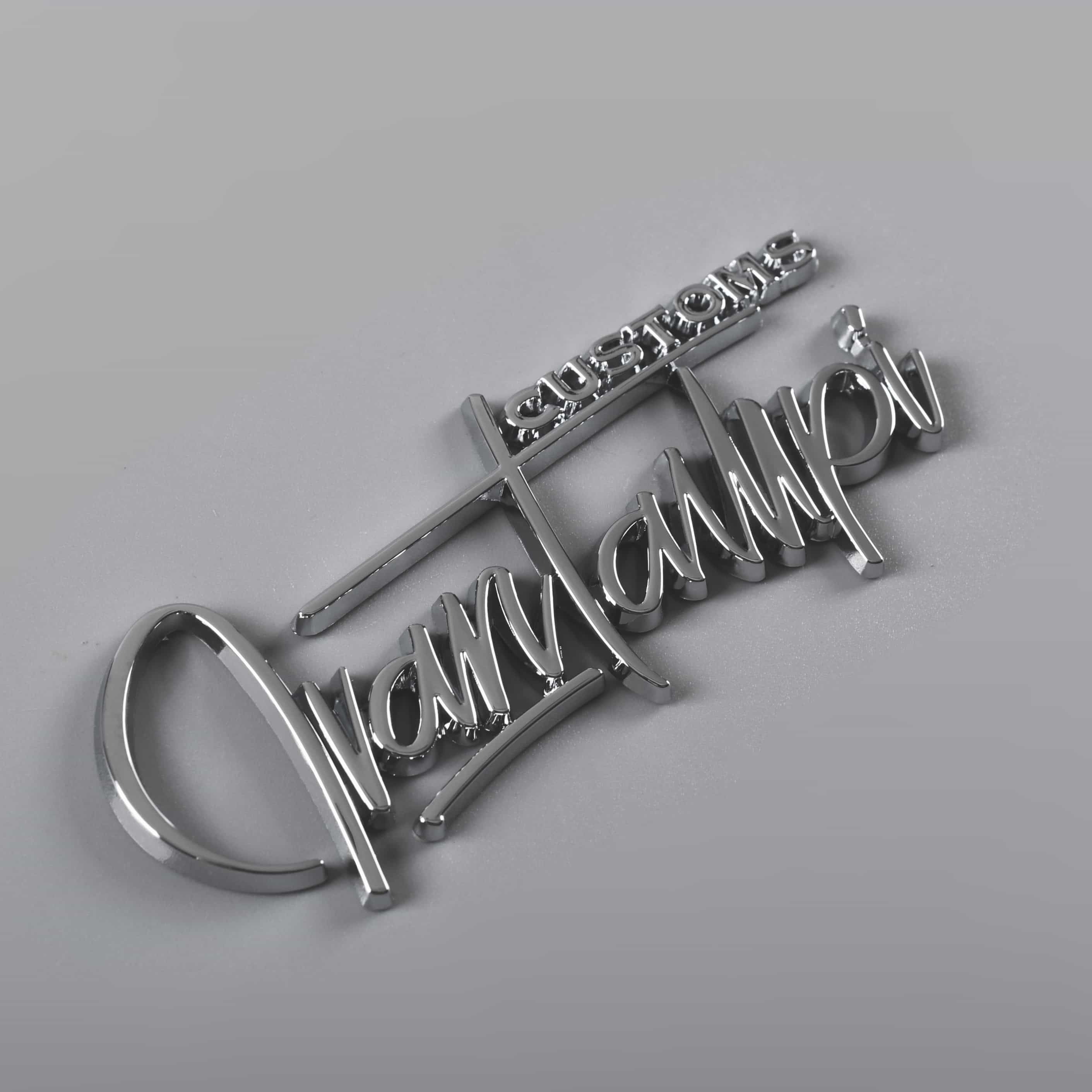 Verhoogde 3D-plastic labelsticker