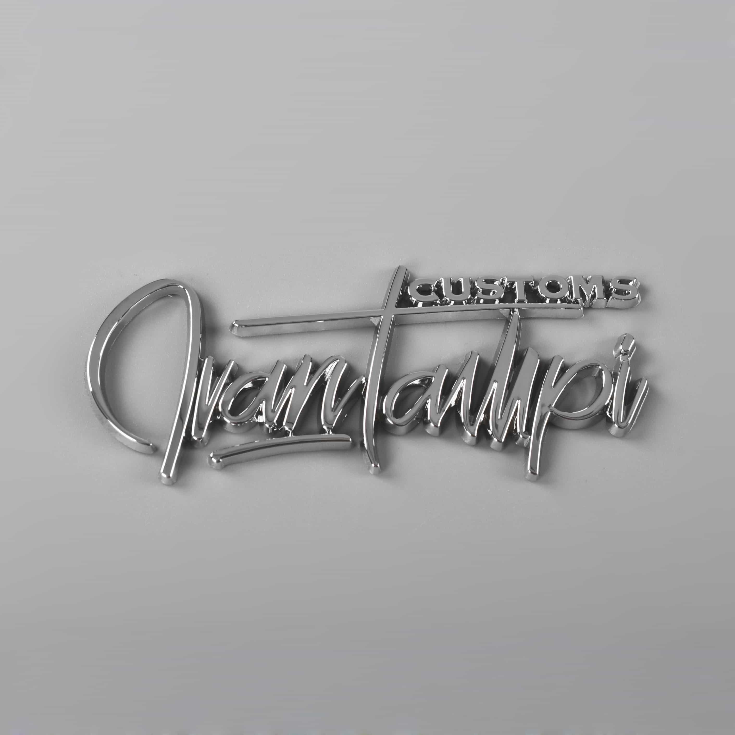 Verhoogde 3D-plastic labelsticker