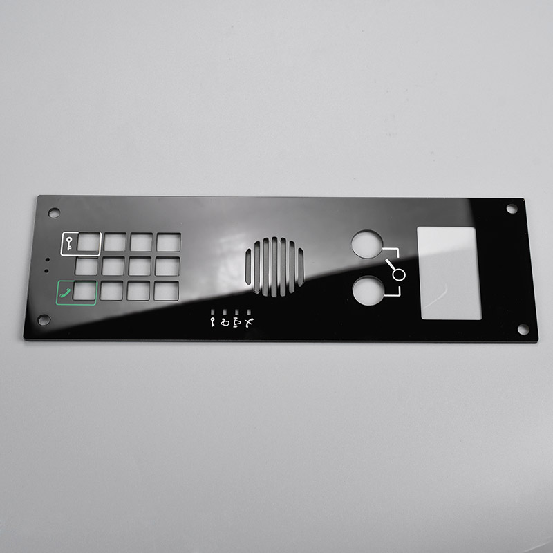 Acryl frontplaat voor auto