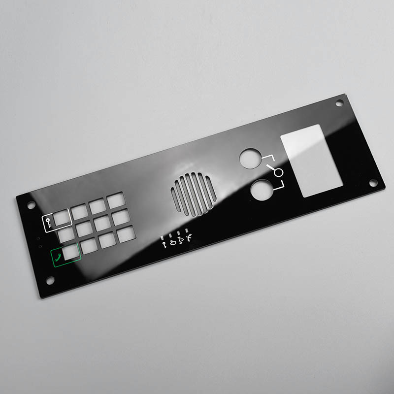 Acryl frontplaat voor auto
