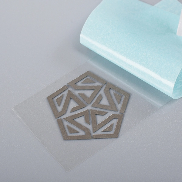 Zelfklevend gegalvaniseerd nikkellabel