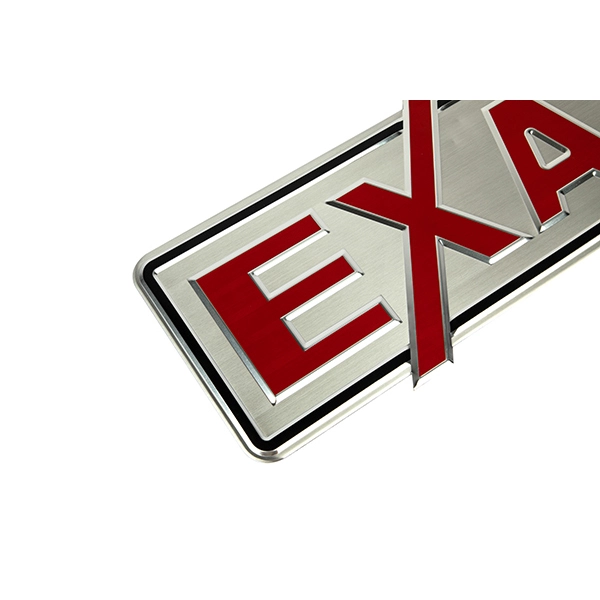 Aluminium gegraveerde naamplaatjes