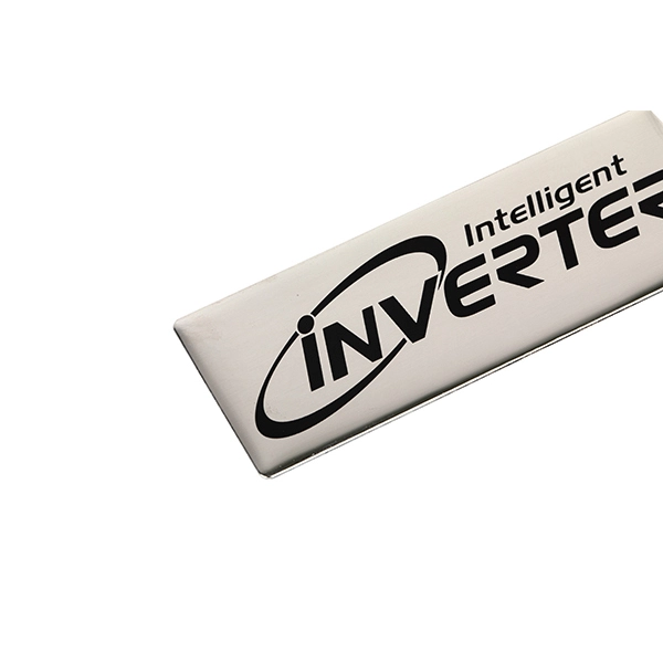 Aluminium logo bord merk