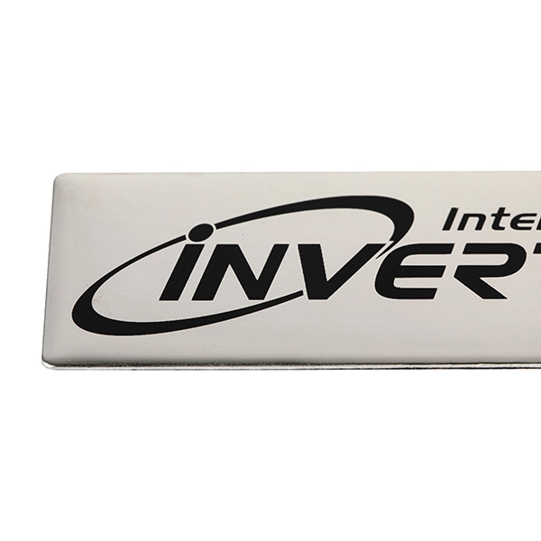 Aluminium logo bord merk