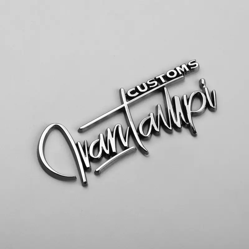 Verchroomde ABS-sticker