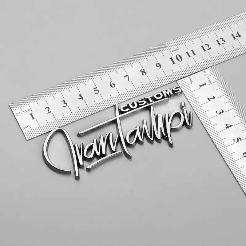 Verchroomde ABS-sticker
