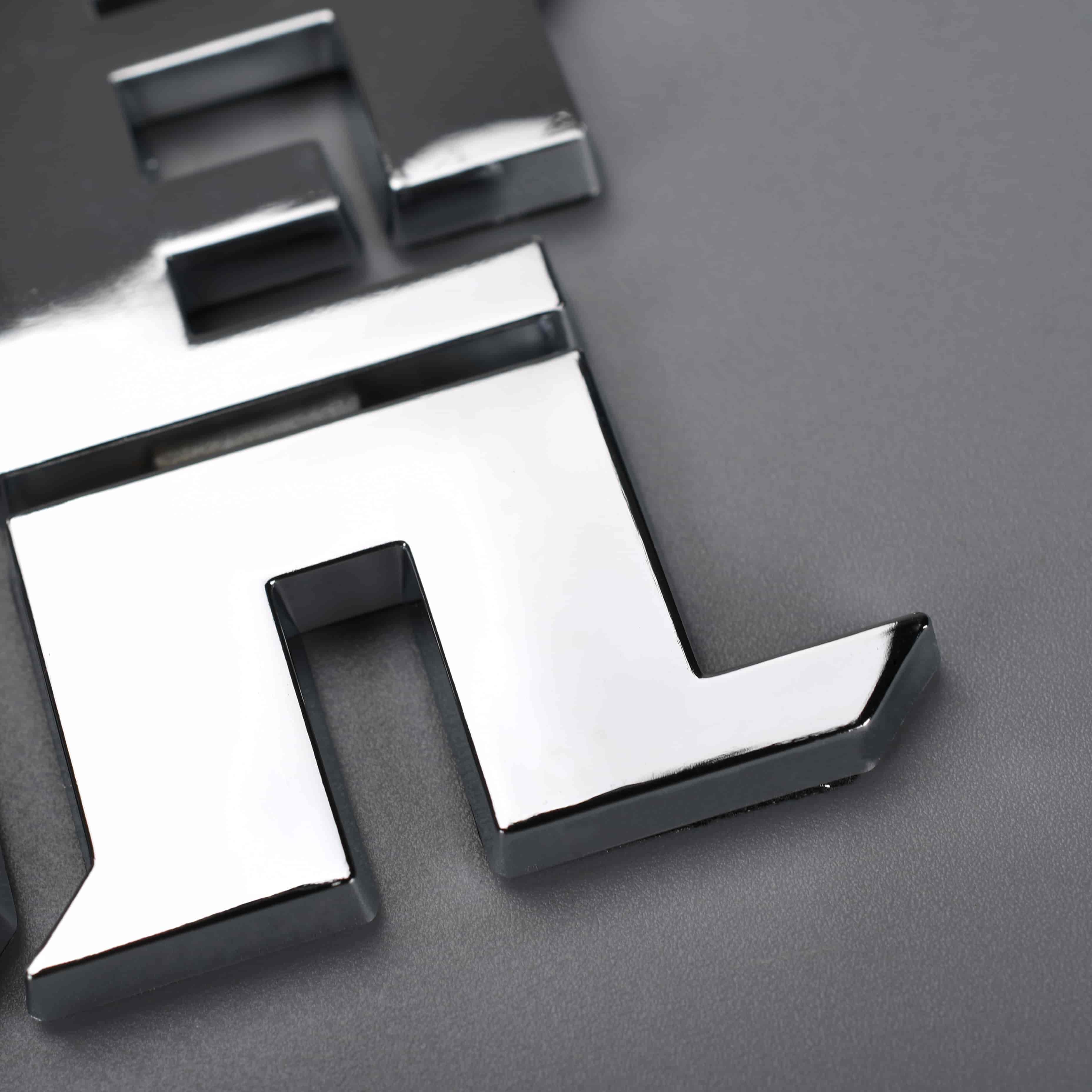 3D verhoogde plastic autosticker