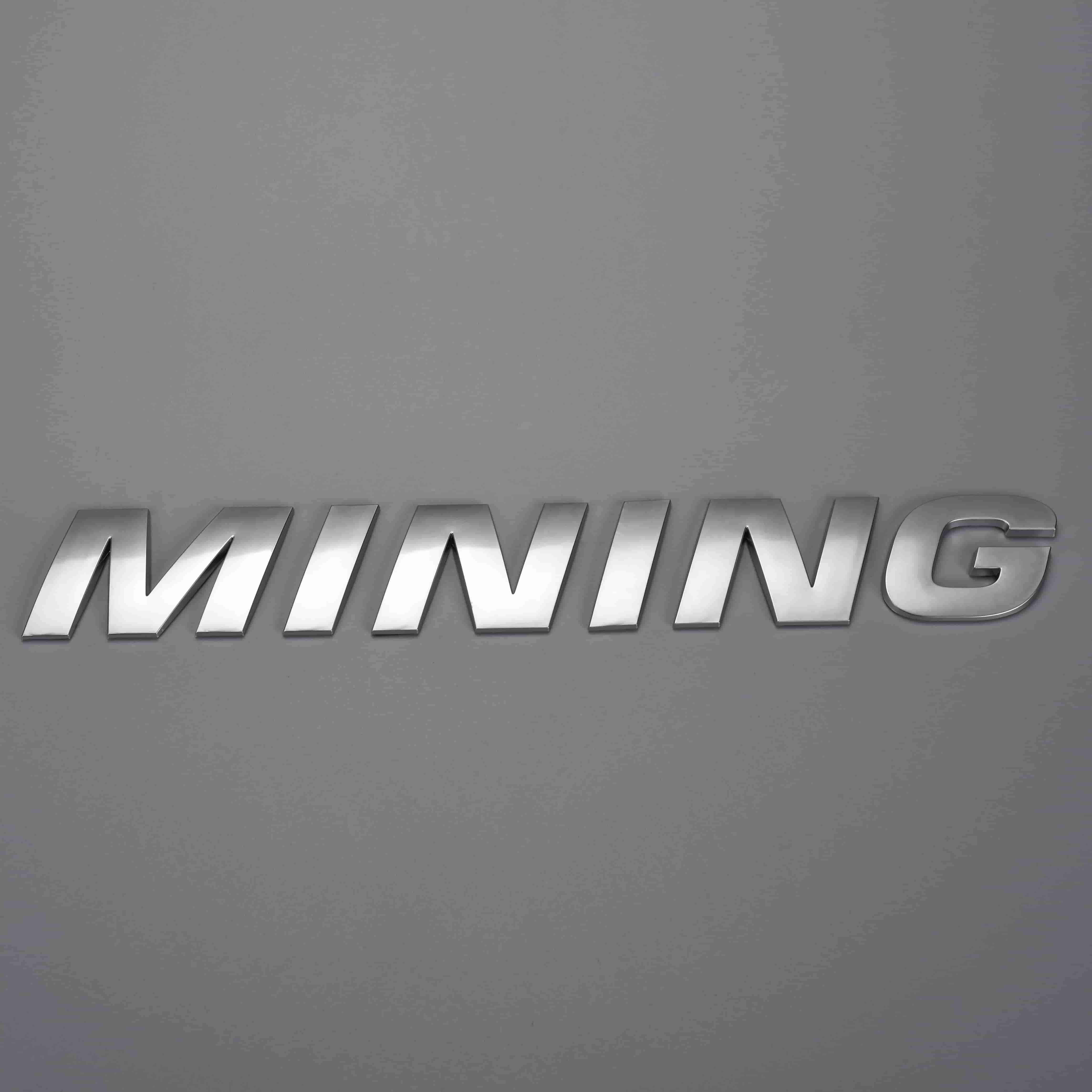 3D-letters auto embleem Logo