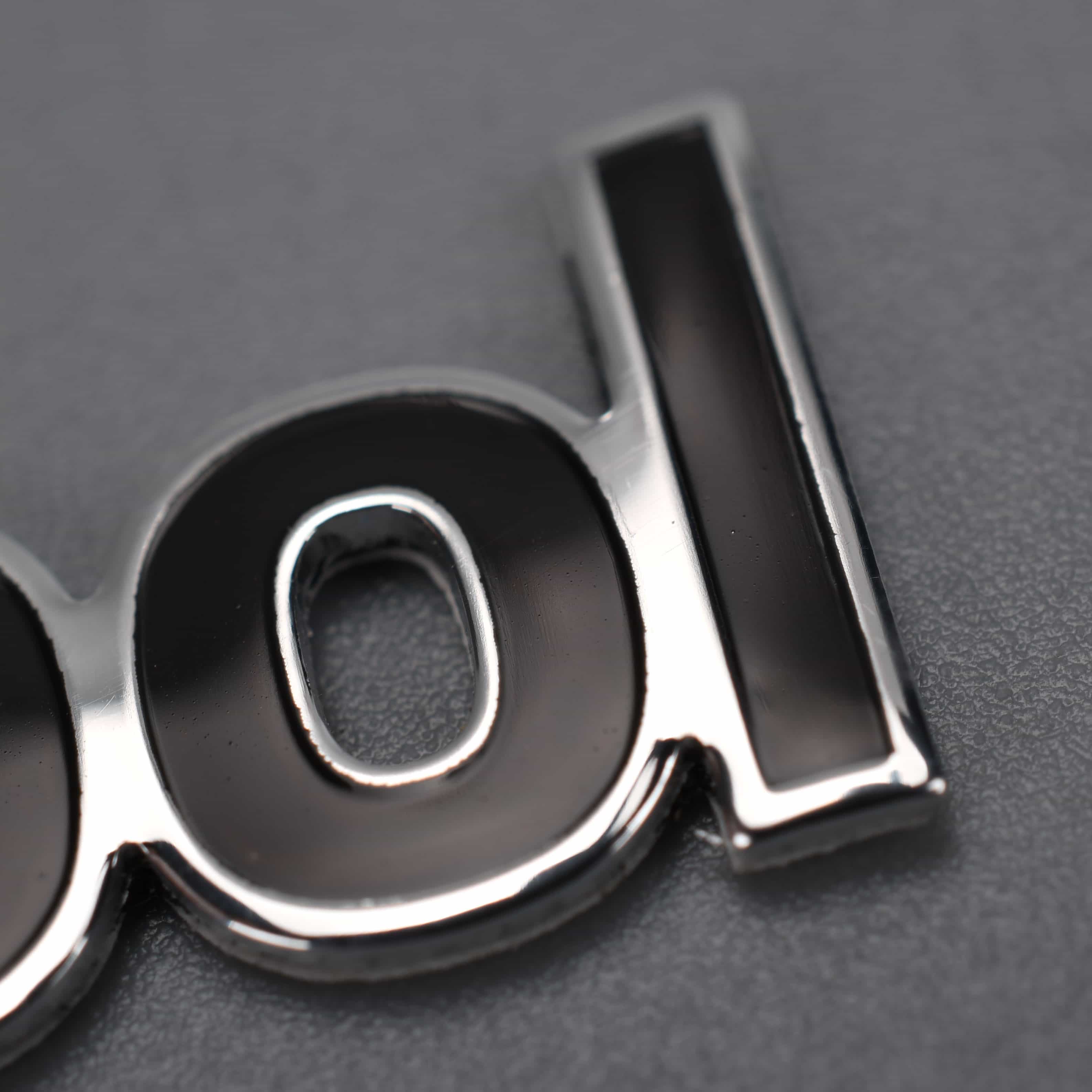 Aluminium metalen naamplaatjes in reliëf